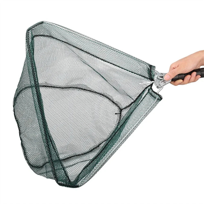 Telescopic Fishing Landing Net Folding Mesh Fish Catch Tool Outdoor