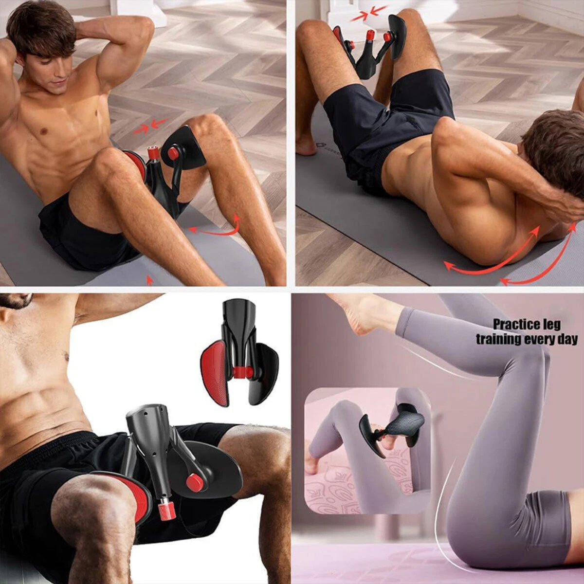 Hip Trainer Inner Thigh Kegel Exerciser Pelvic Floor Fitness Equipment