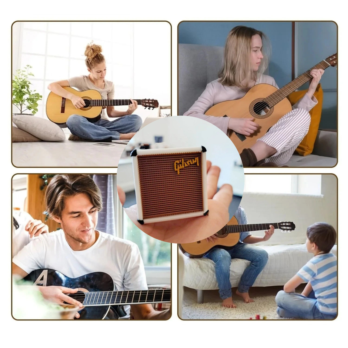 Waterproof Guitar Pick Holder Case for Bass Guitar Ukulele Style B