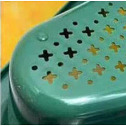 Green Triangle Sink Drain Basket Kitchen Food Waste Strainer Holder