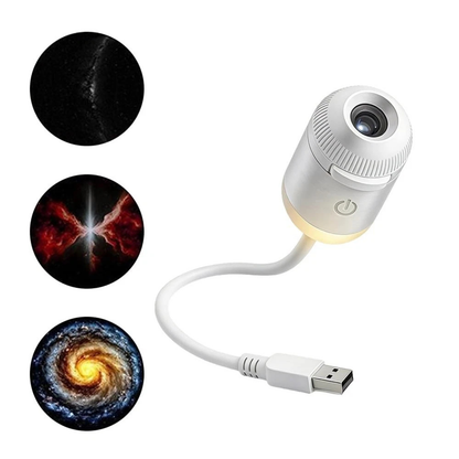 3 Projector Films Galaxy Projector 2 in 1 USB LED Night Light Lamp