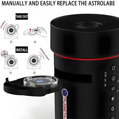 Upgraded Galaxy Star Projector Night Light with Timer Space Planetarium