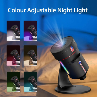 Upgraded Galaxy Star Projector Night Light with Timer Space Planetarium