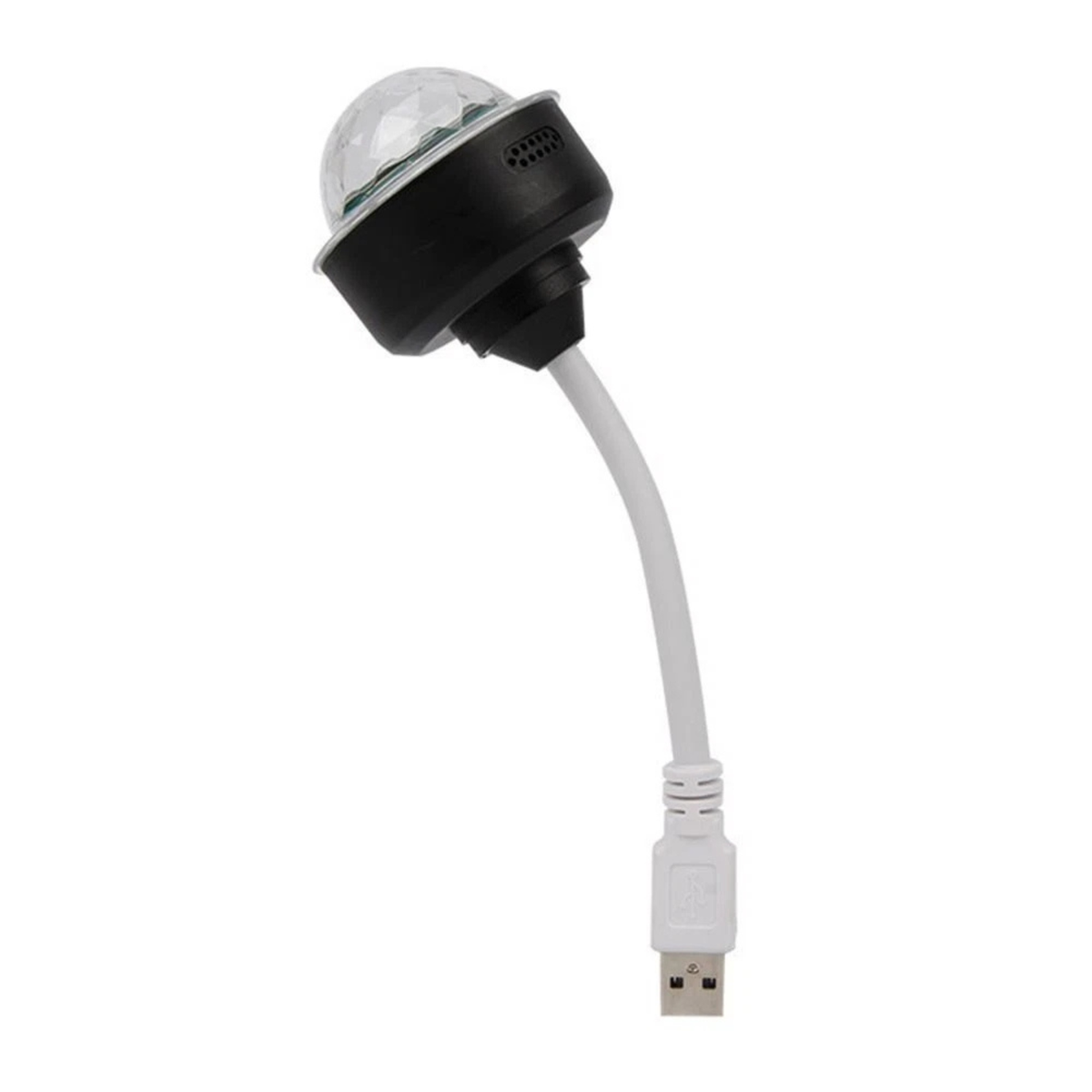 White USB Rotating Disco Light RGB Magic Ball Party Stage Lighting