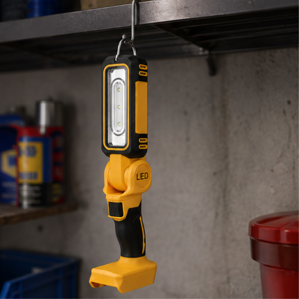 LED Work Light DeWalt 18V Battery 1000LM Adjustable Flood Torch Lamp