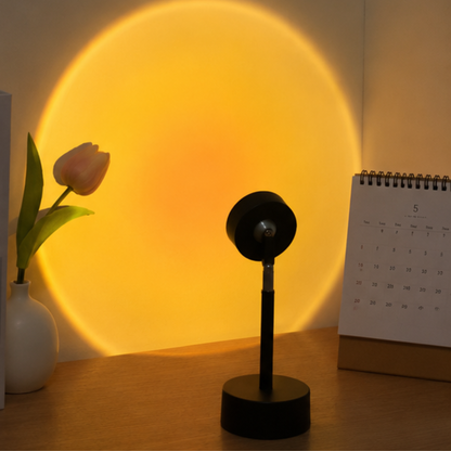 Sunset Projection Lamp LED Rainbow Night Light Home Decor Bedroom Light