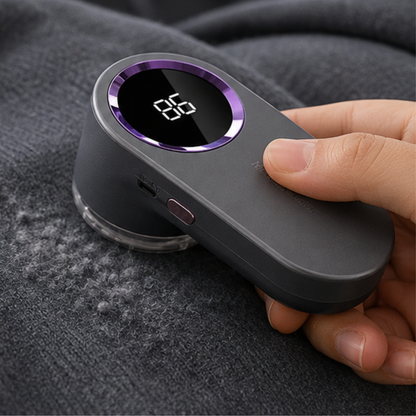 Electric Lint Remover Rechargeable Fabric Shaver Clothes Grey Sweater Cleaner