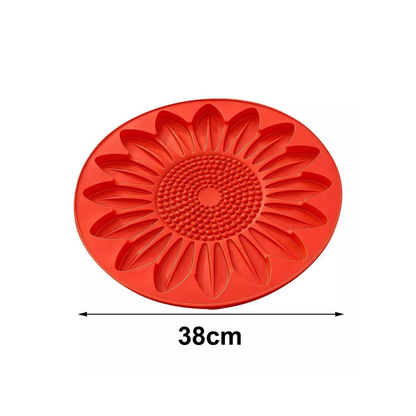 1X Sunflower Stepping Stone Mold Reusable Concrete Garden Paver DIY