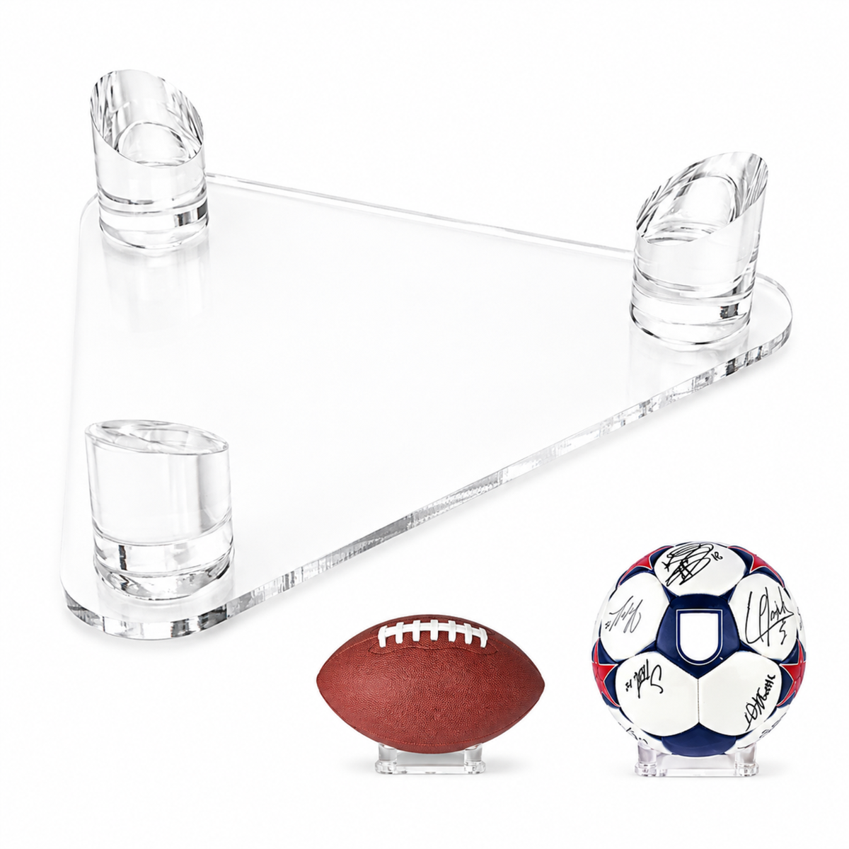 Acrylic Ball Display Stand Holder Basketball Football Soccer Rack