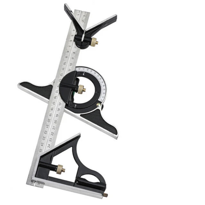 3n1 Adjustable Square Angle Ruler Set Combination Measuring Tool