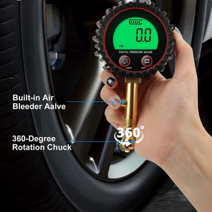 Accurate Digital Tyre Pressure Gauge 255PSI Car Truck Motorcycle Tester