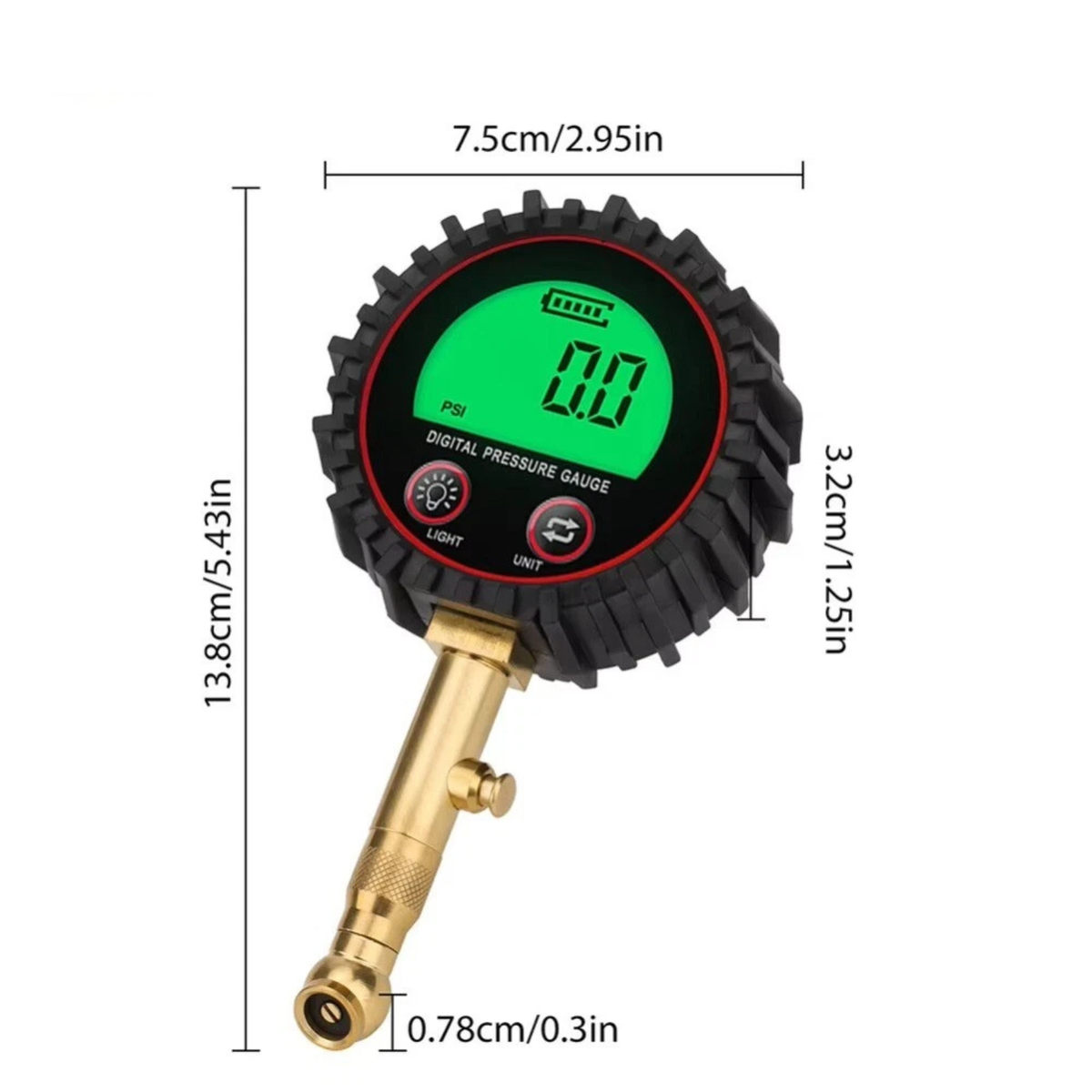 Accurate Digital Tyre Pressure Gauge 255PSI Car Truck Motorcycle Tester