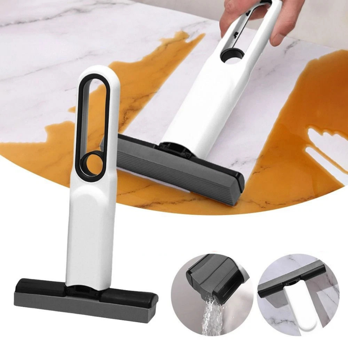 Strong Absorbent Folding Mini Mop Sponge Squeeze Window Floor Cleaner
