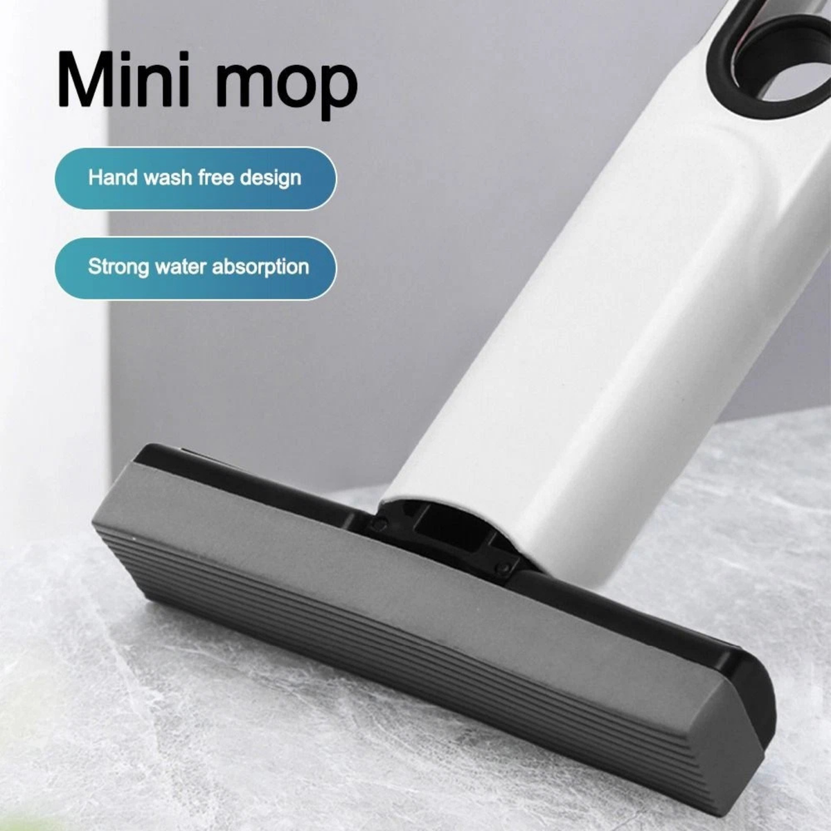 Strong Absorbent Folding Mini Mop Sponge Squeeze Window Floor Cleaner