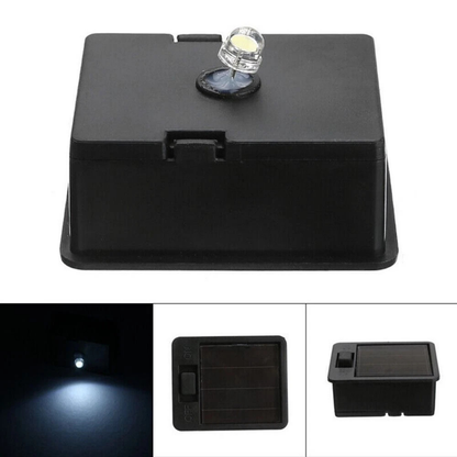 Solar Lantern Replacement Top LED Battery Box Outdoor Garden Light