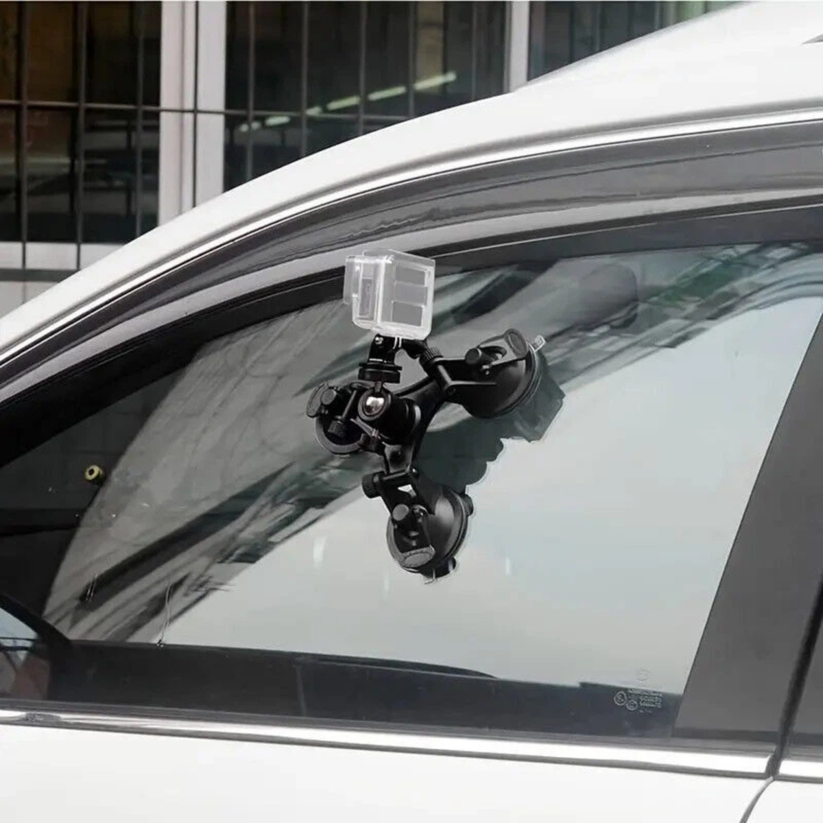 Heavy Duty Triple Suction Cup Car Mount 360 Camera Holder for GoPro