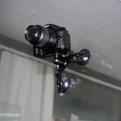 Heavy Duty Triple Suction Cup Car Mount 360 Camera Holder for GoPro