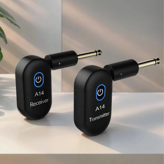 2.4GHz Wireless Guitar System Rechargeable Transmitter Receiver