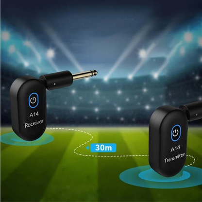 2.4GHz Wireless Guitar System Rechargeable Transmitter Receiver