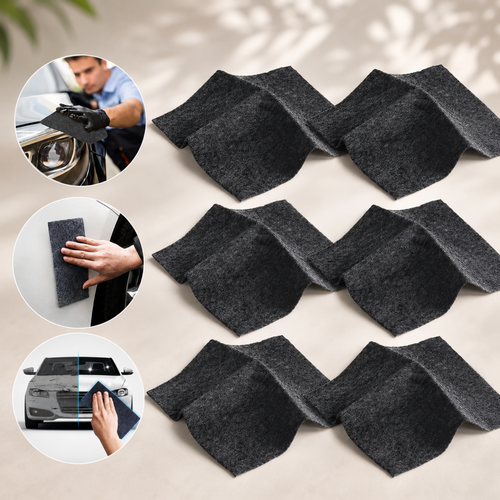 Nano Sparkle Car Scratch Remover Cloth Paint Polishing Repair 6 Pack