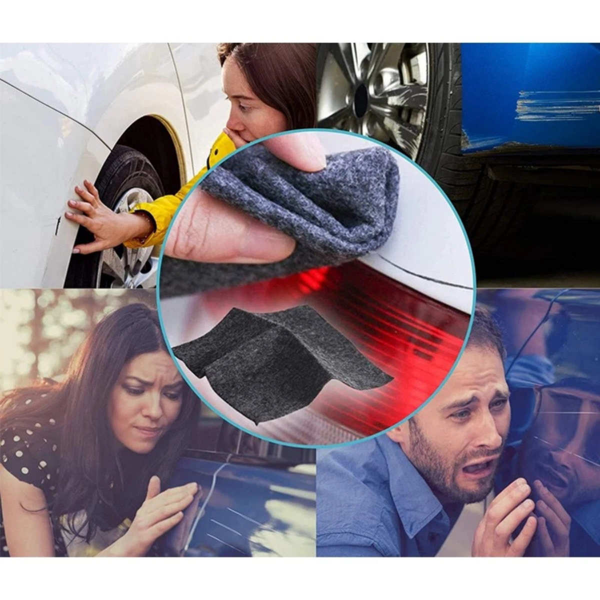 Nano Sparkle Car Scratch Remover Cloth Paint Polishing Repair 6 Pack