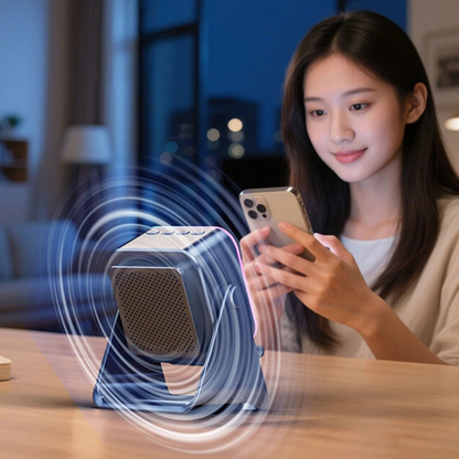 5 in 1 Wireless Bluetooth Speaker Charging Phone Stand Black