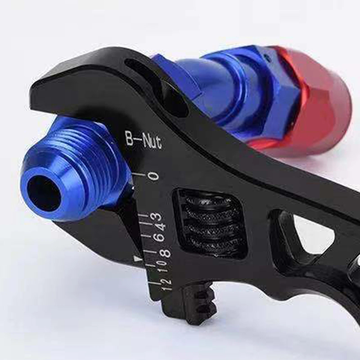 Black 3AN 12AN Adjustable Aluminium Wrench Fitting Spanner Multitool Set
