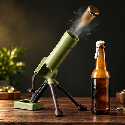 Automatic Beer Bottle Mortar Opener Cap Launcher Push Down Bottle Tool Sets