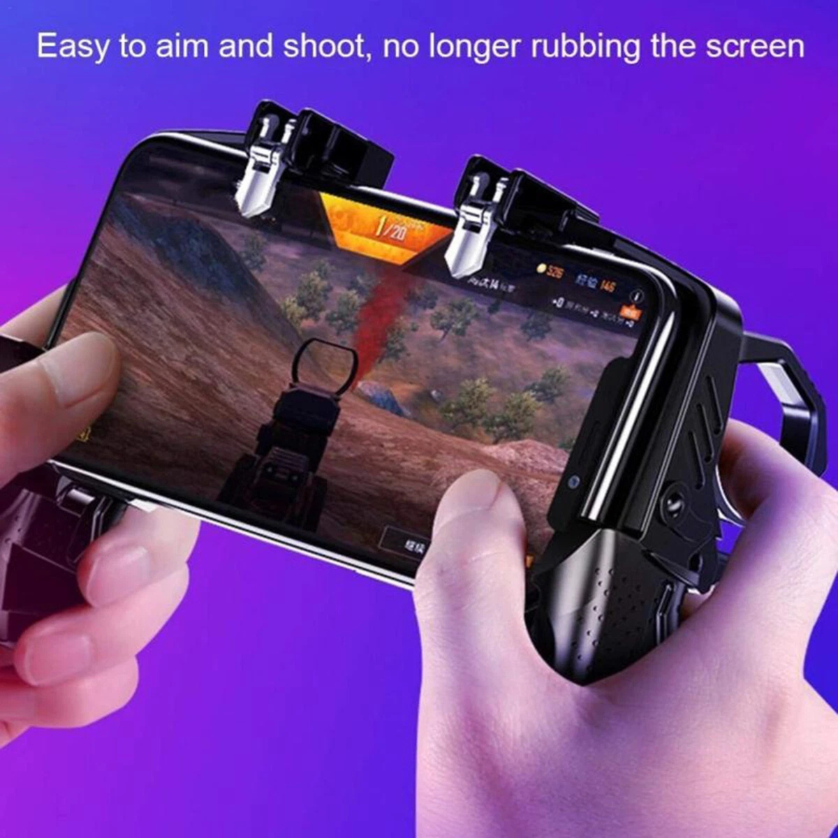 Gaming Phone Holder Mobile Game Controller Trigger Gamepad for PUBG COD
