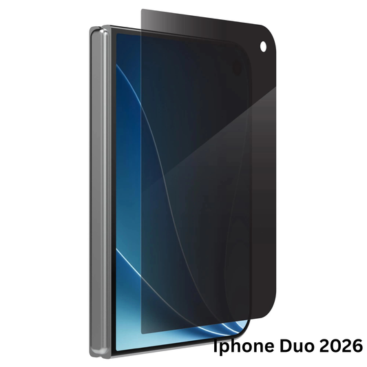 2x iPhone Duo 2026 Privacy Screen Protector 9H Tempered Glass Guard