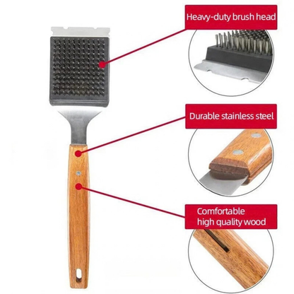 BBQ Grill Cleaning Brush Stainless Steel Wire Scraper