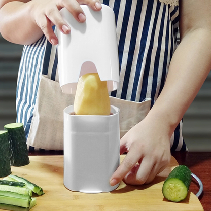 White Potato Chopper French Fry Cutter Hand Kitchen Cutting Tool Slicer Set
