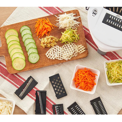 9 in 1 Vegetable Cutter Slicer Chopper Grater with Basket Kitchen Tools Set
