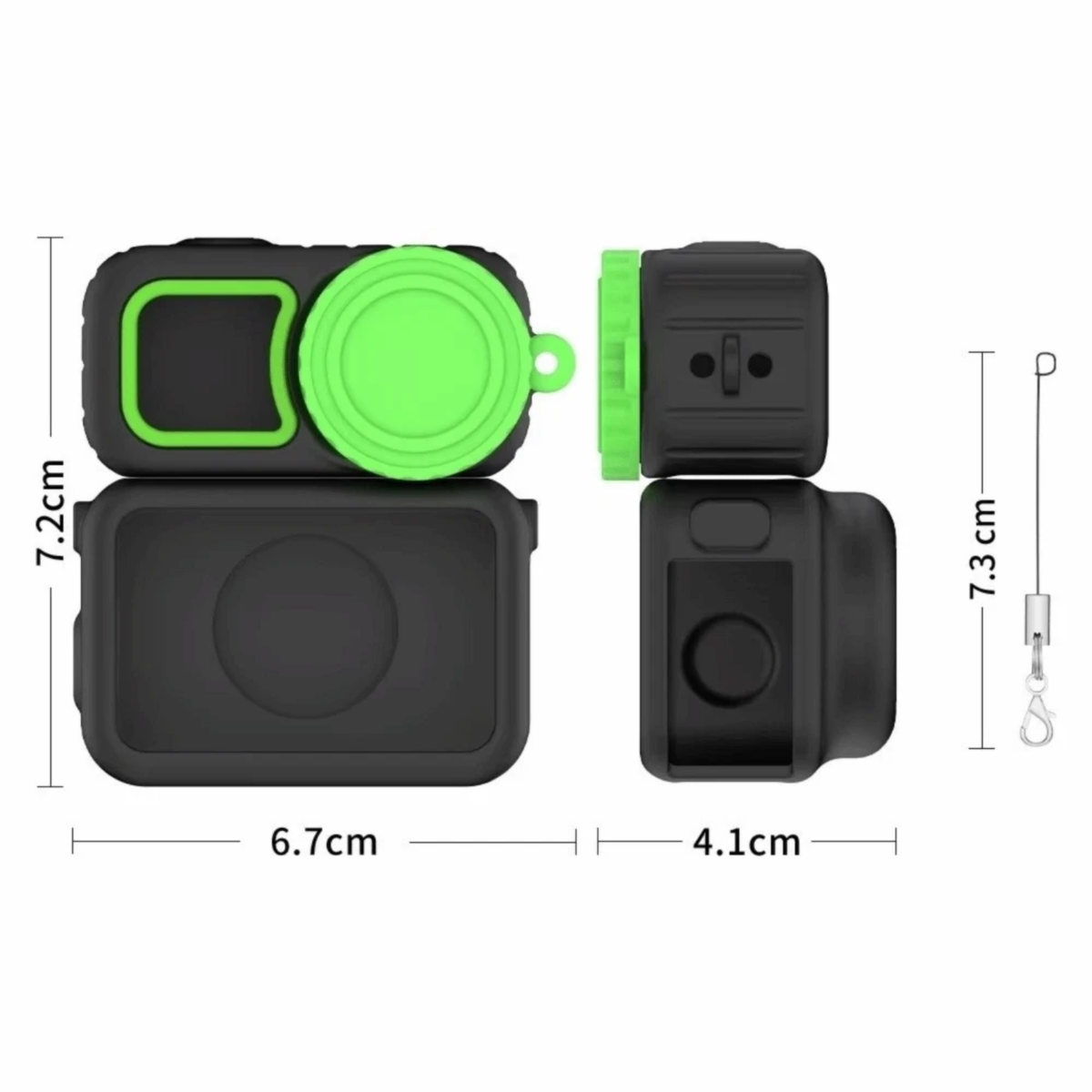 Lens Cap Protective Cover Silicone Camera Lens Case Guard Black Camera