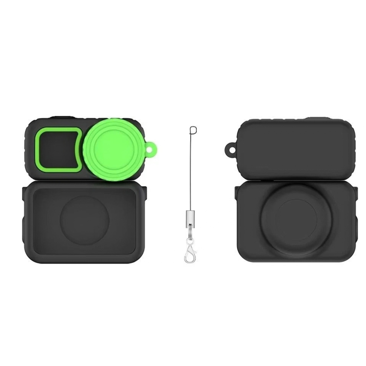 Lens Cap Protective Cover Silicone Camera Lens Case Guard Black Camera