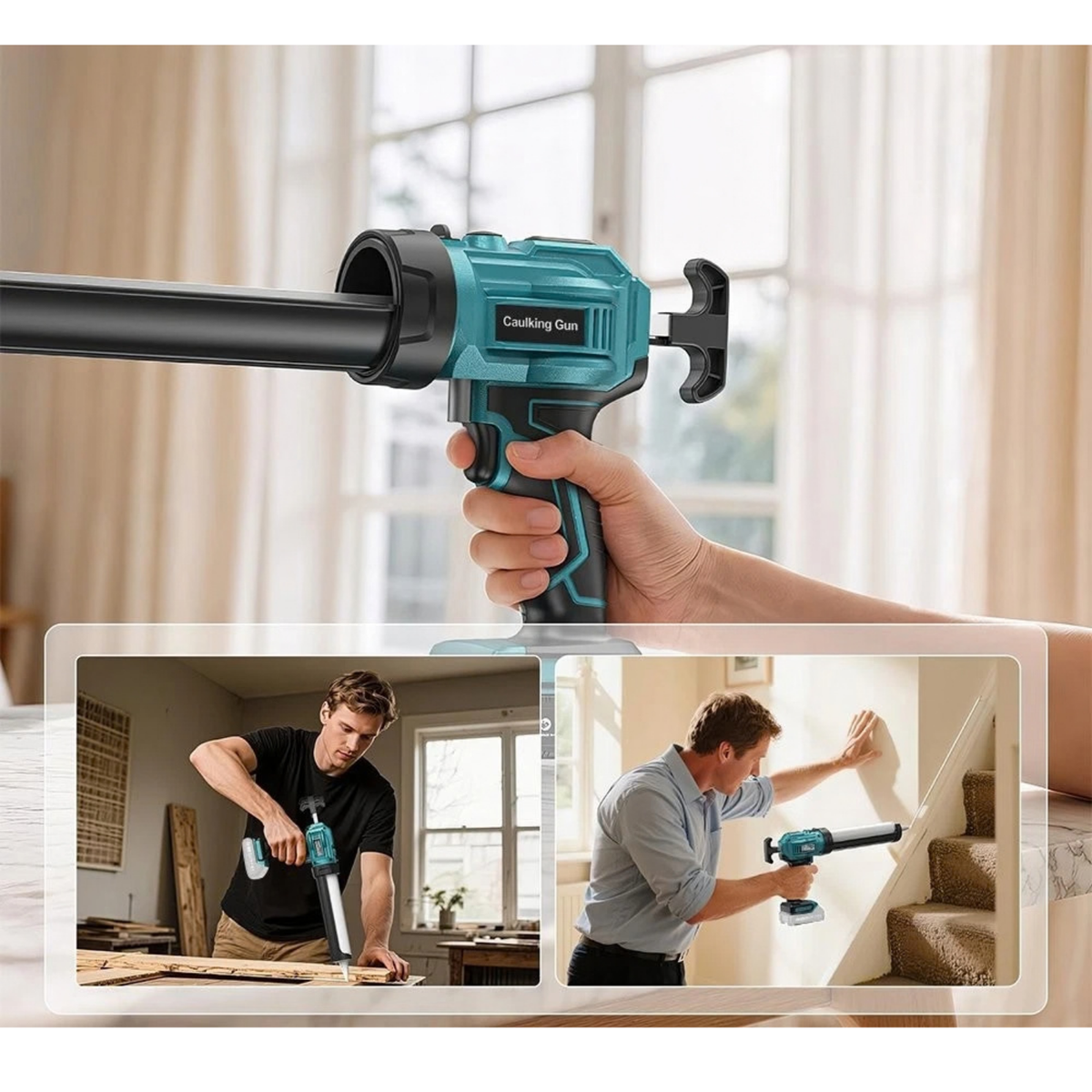 Cordless Electric Caulking Gun Makita Sealant Tool Cartridge Applicator