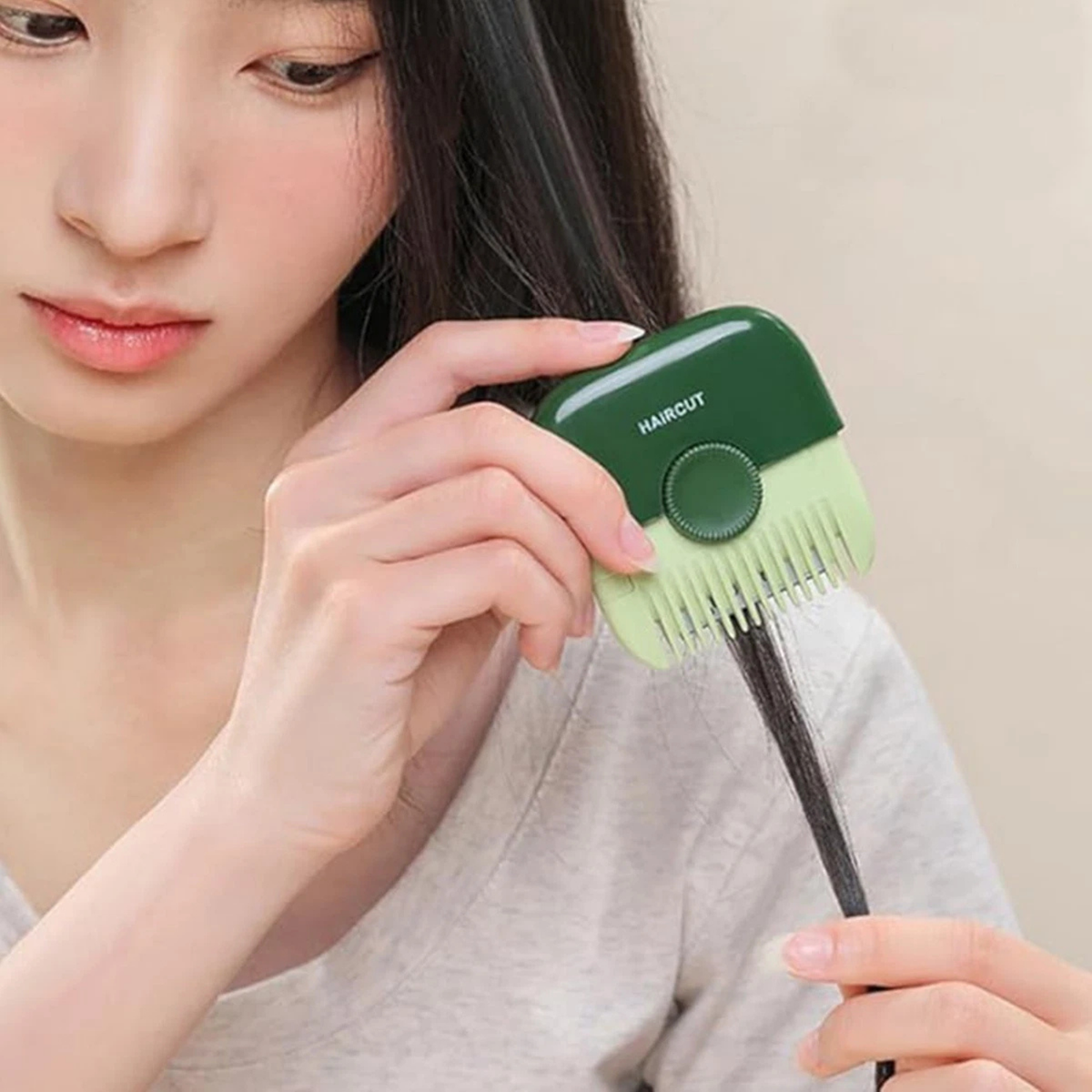 2 in 1 Hair Cutting Comb Split End Trimmer Multifunction Styling Tool