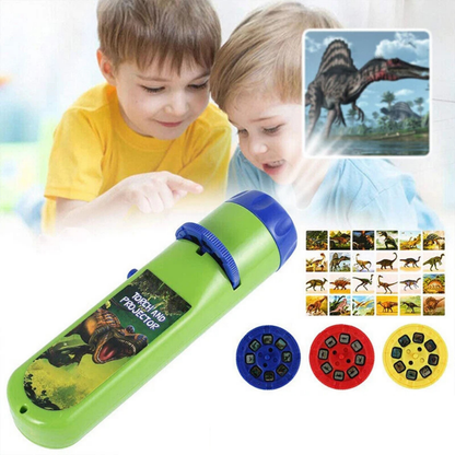Dinosaur Projector Torch Kids Educational Toy 24 Images Night Light