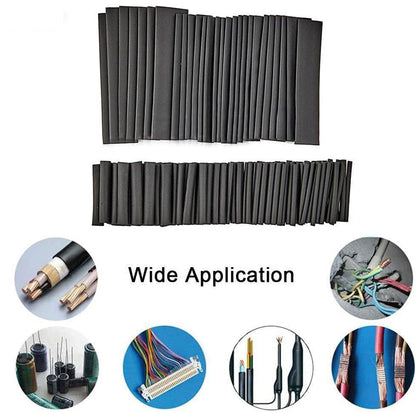 Heat Shrink Tubing Tube Electrical Wire Cable Insulation Sleeving Kit 150 Pieces