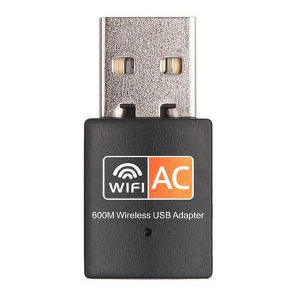 USB WiFi Adapter Dual Band 600Mbps 2.4GHz 5GHz Wireless Dongle AC600 Lan Network