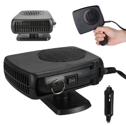 Portable Car Heater Fan Vehicle Ceramic Heating Defroster Demister 12V