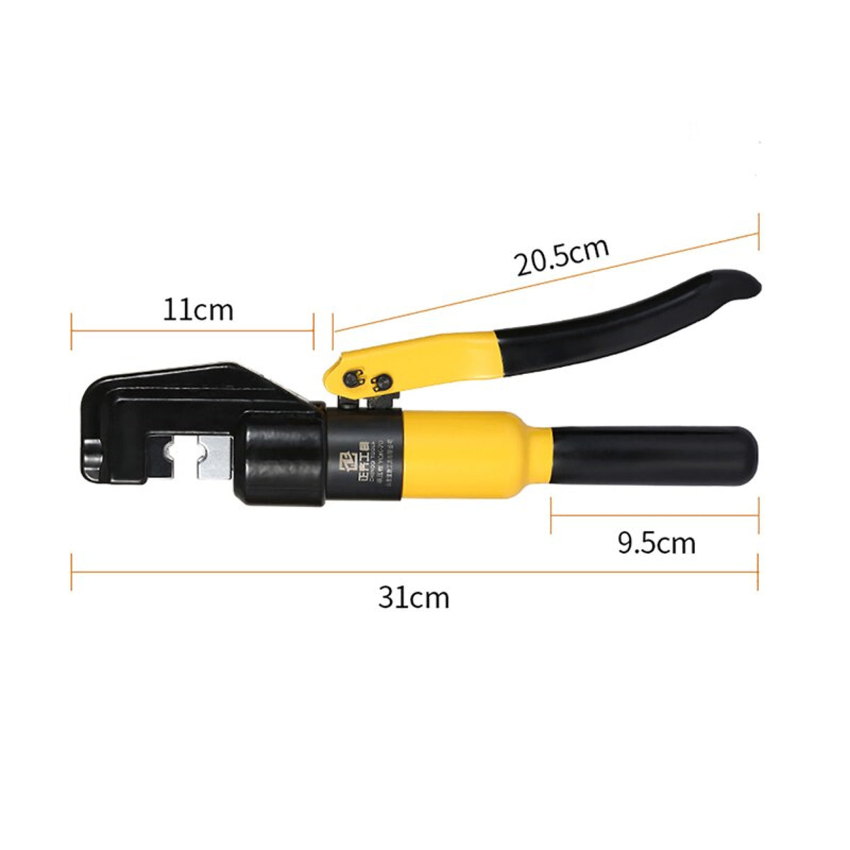 8 Ton Hydraulic Wire Crimper 9 Dies Cable Lug Force Crimping Tool Kit 4-70mm