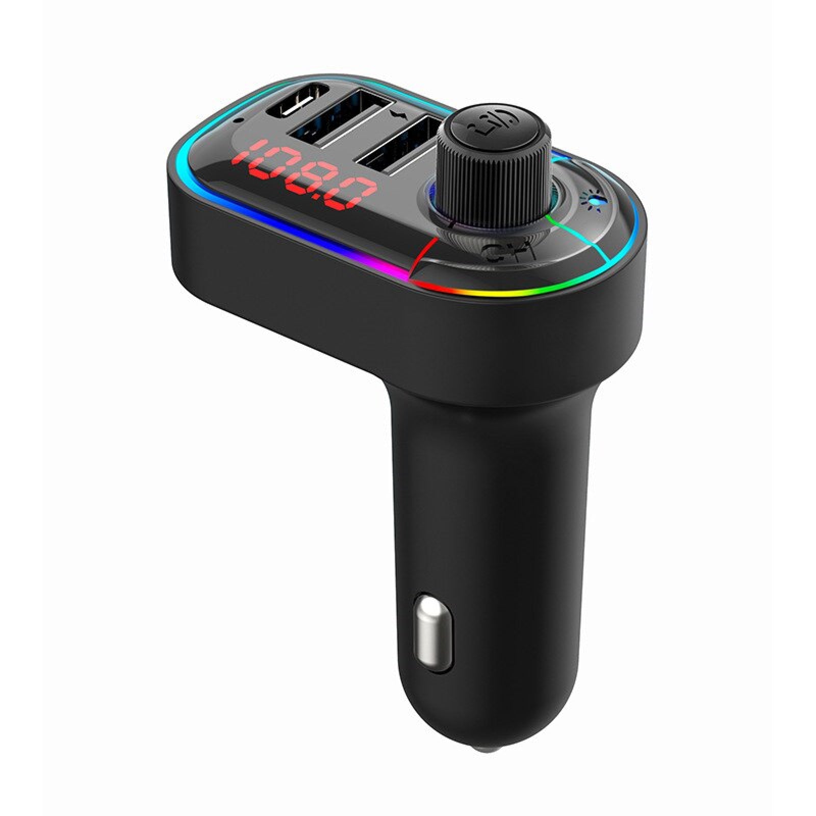 FM Transmitter Bluetooth Wireless Dual USB Charger 5.0 Radio Car Kit Adapter