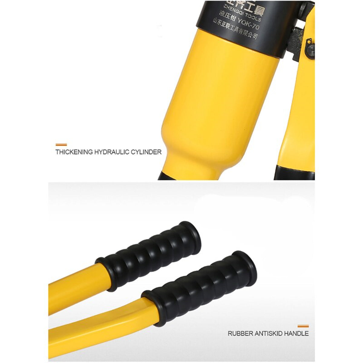 8 Ton Hydraulic Wire Crimper 9 Dies Cable Lug Force Crimping Tool Kit 4-70mm