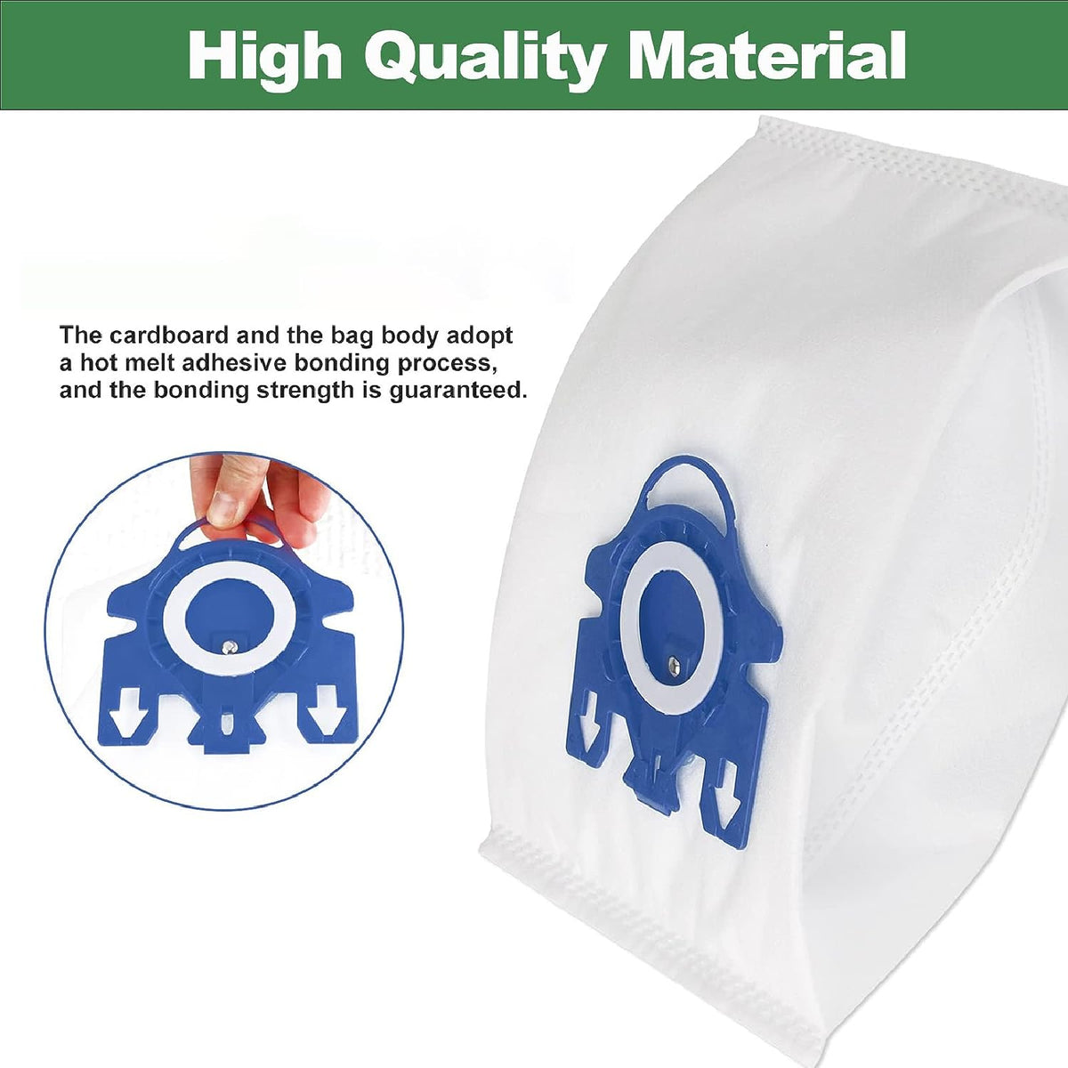 Vacuum Cleaner Bags 12 Pieces Miele FJM Hyclean 3D GN C2 C3 S2 S5 S8 S5211 S5210