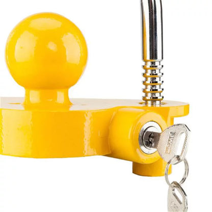 Trailer Hitch Lock Universal Coupling Tow Ball 2 Keys Caravan Parts Anti Theft
