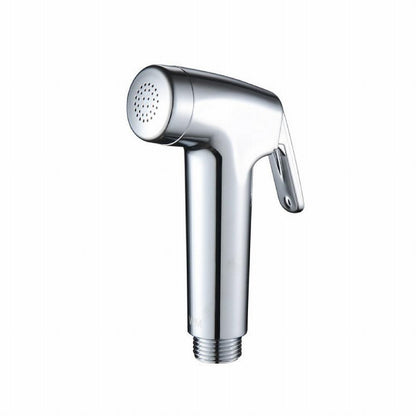 Douche Bidet Sprayer Shower Head Hose Shattaf Toilet Spray Kit Silver 4 Pieces