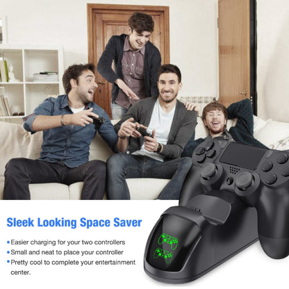 PS4 Controller Charger Dual Shock Station Playstation LED Charging Dock Stand