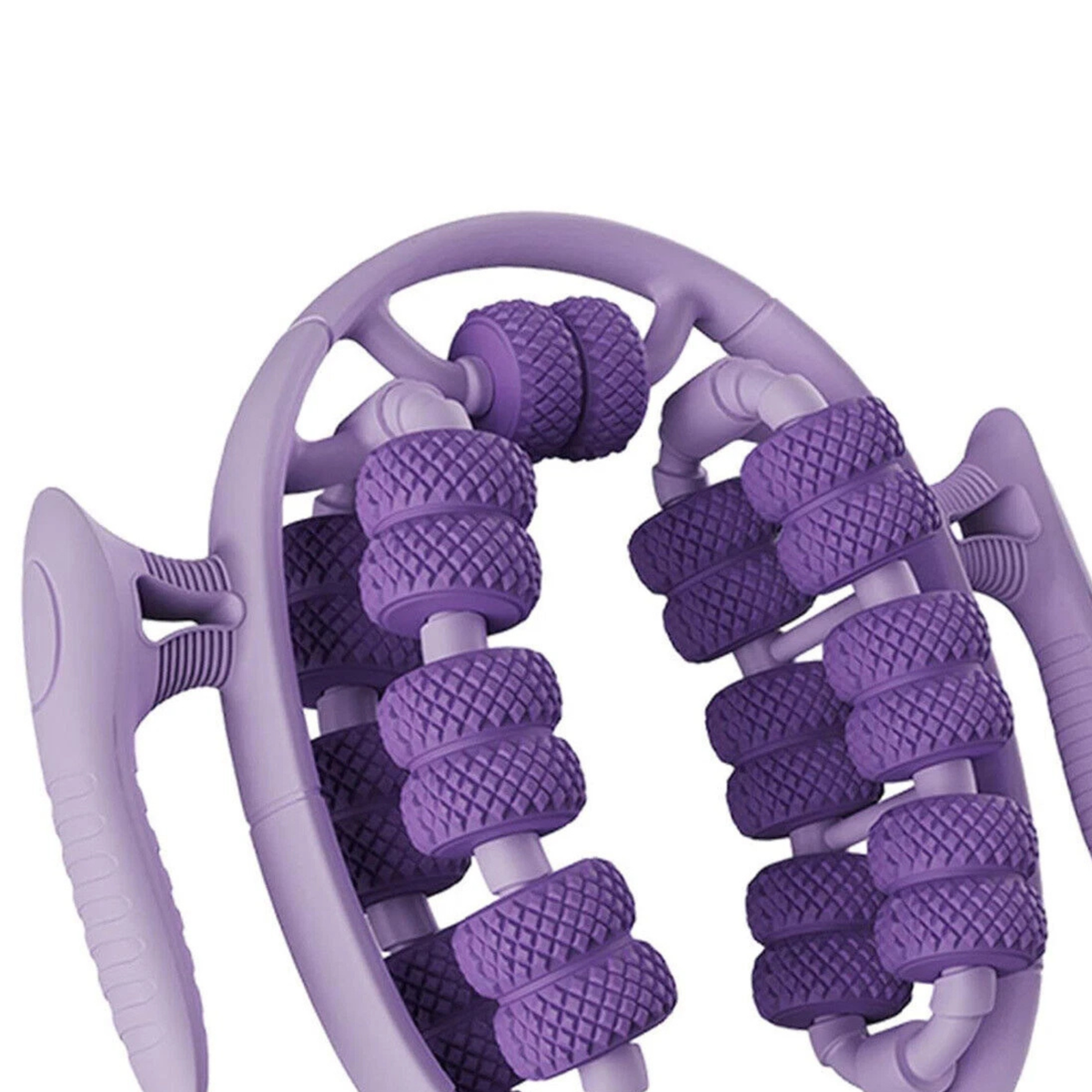 Wheel Calf Relaxation Yoga Fitness Leg Muscle Massager Roller 26 Round Purple