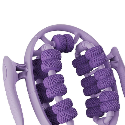 Wheel Calf Relaxation Yoga Fitness Leg Muscle Massager Roller 26 Round Purple